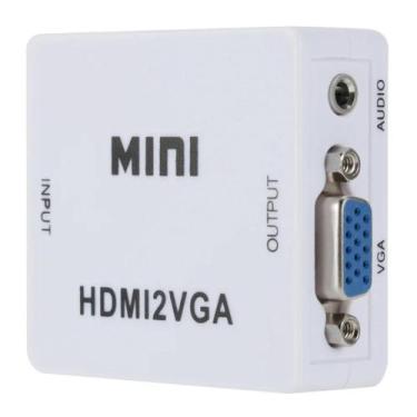 Imagem de Mine Adaptador Conversor HDMI Para VGA Transmite Audio E Video - New
