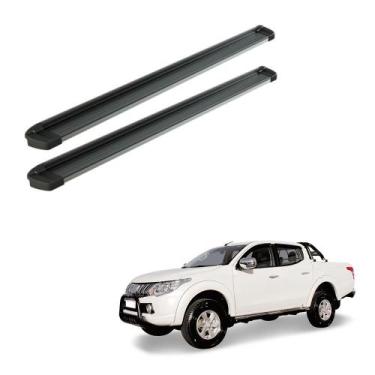 Imagem de Estribo L200 Gls Sport 2010 2011 2012 Cd Preto Frente Polida - Bepo