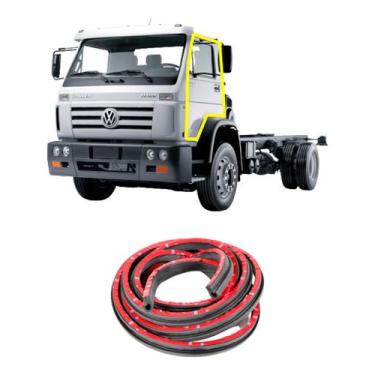 Imagem de Borracha De Vedação Da Porta Caminhão Volkswagen C/adesivo - Disk Bor