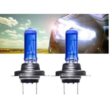 Imagem de Par Lampada Super Branca H7 8500k Tipo Xenon 12v 60/55w - TIGER AUTO