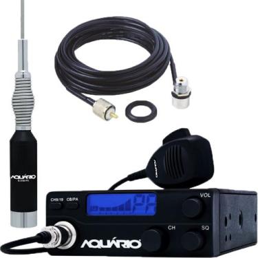 Imagem de Rádio Móvel PX 40 Canais Homologado Anatel Aquário RP-40 Antena Móvel 