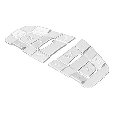 Imagem de 10pcs Guarnições de Botão de Volante de Liga de Alumínio Anticorrosão, Instalação Simples, Proteção contra Arranhões, Adequada para Discovery Sport 20152019