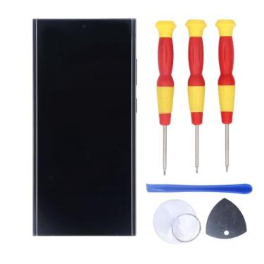 Imagem de Substituição de Tela para S23 Ultra EU Versão S918B Versão Internacional, Substituição do Conjunto de Toque da Tela do Digitalizador LED, Com Moldura e Ferramenta de Reparo