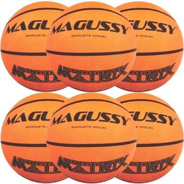 Imagem de Bolas de Basquete Magussy Matrix 7 Kit C/ 6-Masculino