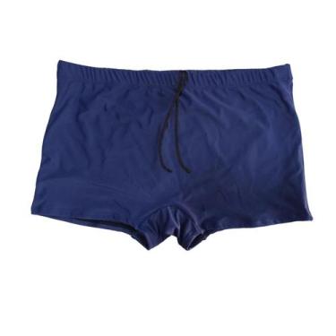 Imagem de Sunga boxer adulto forrada azul marinho P ao 52 - Gerbya, P, Azul, Mas