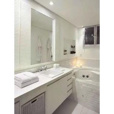 Imagem de Espelho redondo iluminado com led quente 60cm - Woodglass