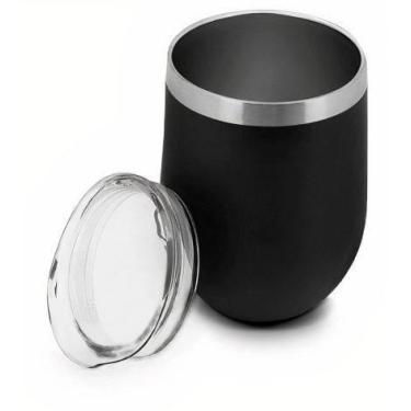 Imagem de Copo Térmico Inox Acrílico Black 350 ml Mimo AN965BK - Mimo Style