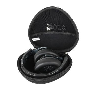 Imagem de Adada Capa rígida de viagem para fones de ouvido Anker Soundcore Life Q20/Anker Soundcore Life Q30 híbrido com cancelamento de ruído ativo (preto)