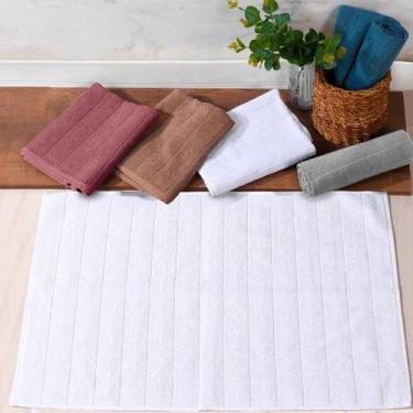 Imagem de Toalha de Piso Premium Super Macia 100% Algodão 50x70 - Tessi, Branco