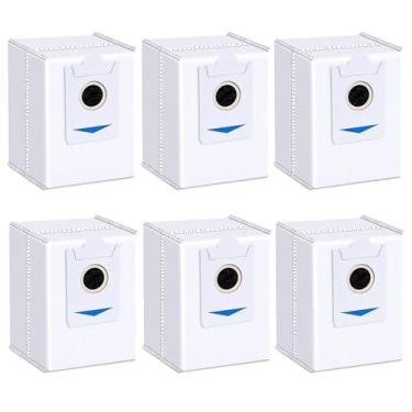 Imagem de Sacos de pó compatíveis com ECOVACS DEEBOT X2 Omni/ X2/ X2 PRO/ DEX86/T30S / T30S PRO/X5 Robot Aspirador de pó - Sacos de substituição descartáveis (pacote com 6)