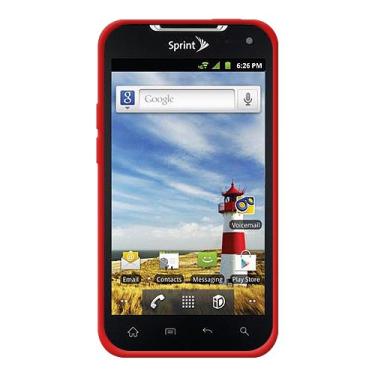 Imagem de Amzer AMZ93795 Capa de silicone para LG Connect 4G MS840, LG Viper LS840 - 1 pacote - embalagem de varejo - vermelha