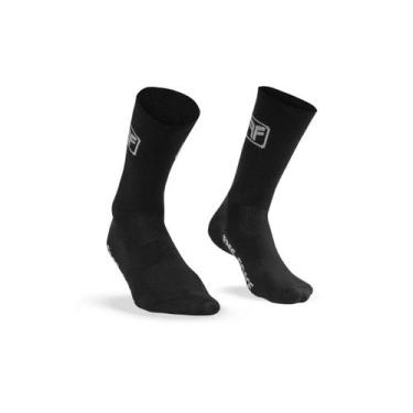 Imagem de Meia ciclismo corrida esportiva cano médio Free Force Preta, Preto, Ún