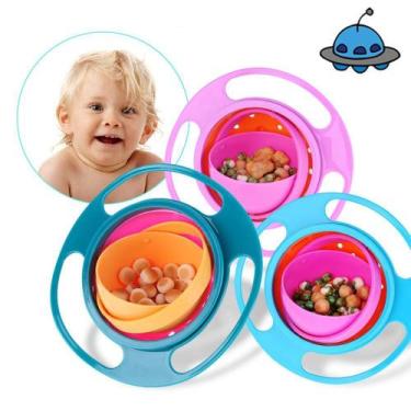 Imagem de Pratinho para Bebê 360 Gyro Bowl Prato Mágico Infantil Giratório - MBF