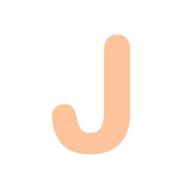 Imagem de Letras em E.V.A - Pele - Extra Festas, J