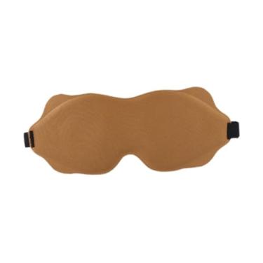Imagem de Kokiya Máscara de dormir, tapa-olho, venda, máscara de dormir para escritório, avião, casa, ioga, Cáqui