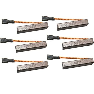 Imagem de CMEC6150, escovas de carbono adequadas para Cr-ft-man compressor de ar de 6 galões 150 psi, portátil, 6 peças