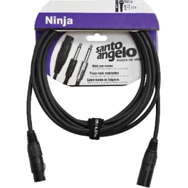 Imagem de Cabo de Microfone Ninja Canon F/M 4,57M LW15FT