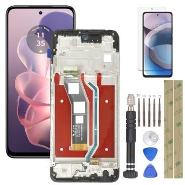 Imagem de HQB-STAR Kit de substituição de tela para Motorola Moto G 5G 2024 XT2417 XT2417-1 XT2417D Tela LCD Touch Digitalizador Assembléia com moldura 16.8 cm + ferramentas