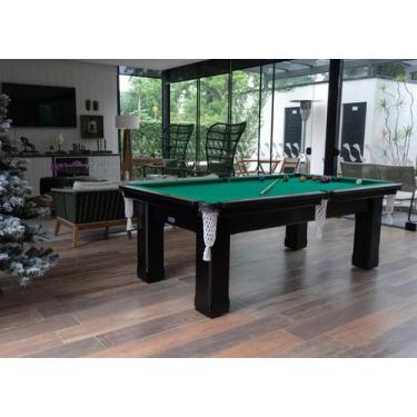 Imagem de Mesa de Sinuca - 2,52x1,40 - Nelson Bilhares, Verde