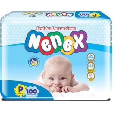 Imagem de Fradas Nenex Mega Pacotão P-100 Fraldas