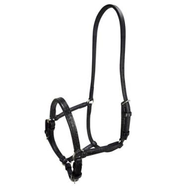 Imagem de Cabresto Ingles em couro SV39003 - Preto - Selaria Vertentes