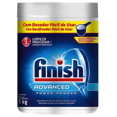 Imagem de Detergente em Pó para Lava-Louças Finish Power Powder 1kg, Original, 1