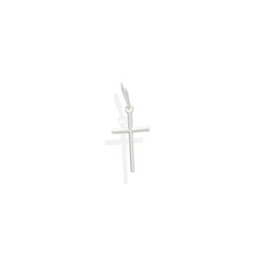 Imagem de Pingente Cruz Palito 13,5Mm Prata 925 - Belas Joias