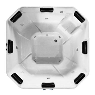 Imagem de Spa Quadrado Turqueza COMBATE com hidro em acrílico - LineaPlas, 2,10x