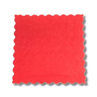 Imagem de Kit 10 Un.Cake Board P/ Bolo Quadrado 24x24cm. Vermelho - TAMAROZZI
