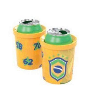 Imagem de Porta Lata Cerveja Refrigerante Copa 2022 - PLASUTIL