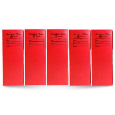 Imagem de Kit 5 Caixa Arquivo Morto Ofício Polionda Escritorio - Alaplast, Verme