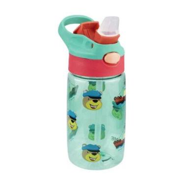 Imagem de Garrafa infantil de plástico com tampa 450ml top útil - TOP UTIL