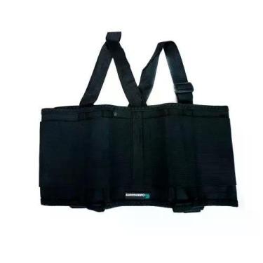 Imagem de Cinta Abdominal de Segurança Ergo Grande (G) Preto - Carbografite