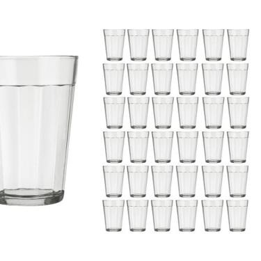 Imagem de Jogo 36 Copo Americano Clássico 190ml Vidro Café Chopp Nadir - NADIR F