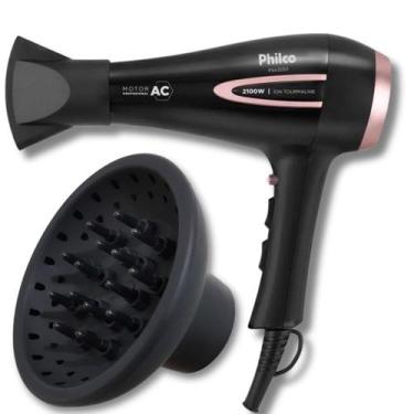 Imagem de Secador de Cabelo 2100W com Difusor de Cachos Philco PSA3250, 220V