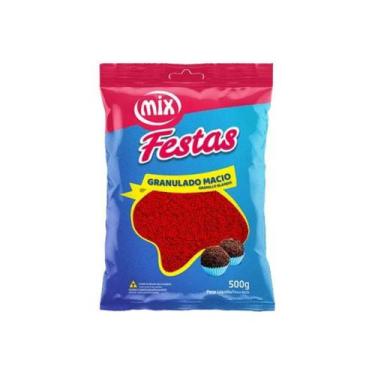 Imagem de Confeito Granulado Macio Mix - 500g ( Escolha as Cores), Vermelho