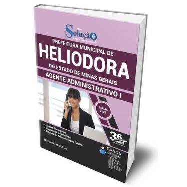 Imagem de Apostila Prefeitura de Heliodora - MG - Agente Administrativo I