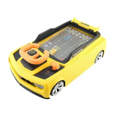 Imagem de Dynwave Brinquedo de volante para crianças, simulação de carro educativo, presente ideal para 3 a 6 anos, Amarelo