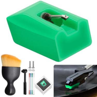 Imagem de Coldairsoap Caneta de substituição de agulha Diamond Record Player para ATN95E, compatível com toca-discos Audio-Technica AT-LP120-USB AT93 AT95 (não para Lp120x-Usb)