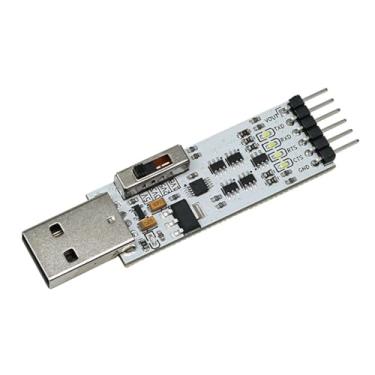 Imagem de Módulos seriais USB para TTL, conversor serial multinível, suporta 5 V/3,3 V/2,5 V/1,8 V, comutação de nível quádruplo opcional Serial Master Chip FT232 CH340 CP2102, módulo USB para uart de alta
