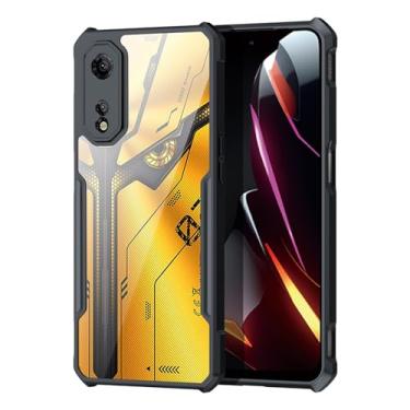 Imagem de Ltezixal Capa compatível com Nubia Neo 2 5G, [à prova de quedas] [à prova de suor] [à prova de impressões digitais] capa protetora para celular compatível com Nubia Neo 2 5G, preta
