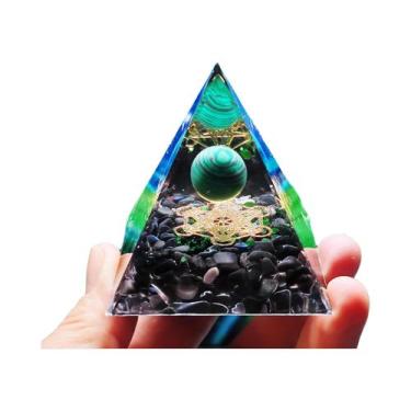 Imagem de Pirâmide de Orgonite Ametista - Reiki, Cura e Equilíbrio dos Chakras, 