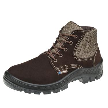 Imagem de Botina Nobuck Bico Pvc Marluvas Epi Marrom