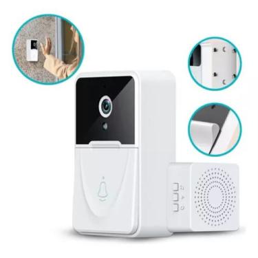 Imagem de Campainha Inteligente Com Câmera Wifi Hd Para Casa - Campainhas e Cia