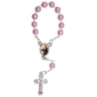 Imagem de  40 Mini Terço com Foto São Tomás de Aquino - SJO Artigos Religiosos, 