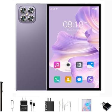Imagem de Tablet K11 12 GB de RAM + 512 GB de ROM, tela imersiva de 10,1 polegadas, 16 MP + 32 MP, 5G, Wi-Fi, Bluetooth, Android 13 (Roxo)
