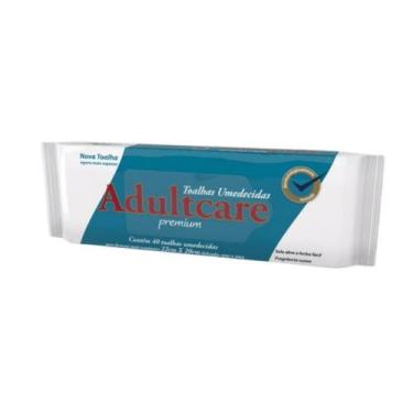 Imagem de Toalha Umedecida Geriátrica - Adultcare Premium - C/240 Unid