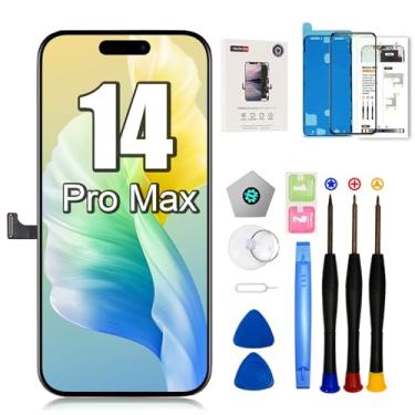 Imagem de EFAITHFIX Tela de substituição para iPhone 14 Pro Max 6,7 polegadas LCD 3D Touch Display Full HD Digitalizador Frame Assembly (A2651, A2893, A2894, A2895, A2896) com ferramentas de reparo protetor de