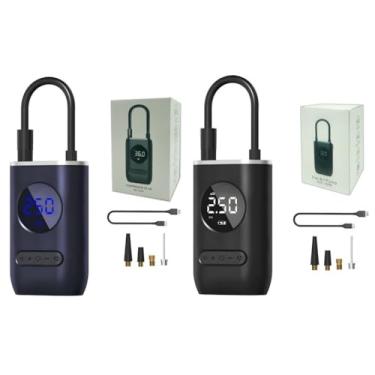 Imagem de Compressor De Ar Elétrico Portátil Digital Pneu Carro Moto Bike Bicicleta Bola Piscina Inflável(aleatória)