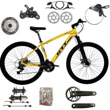 Imagem de Bicicleta Aro 29 Gti Roma 12 Velocidades Freio Hidráulico Suspensão  80mm-Unissex